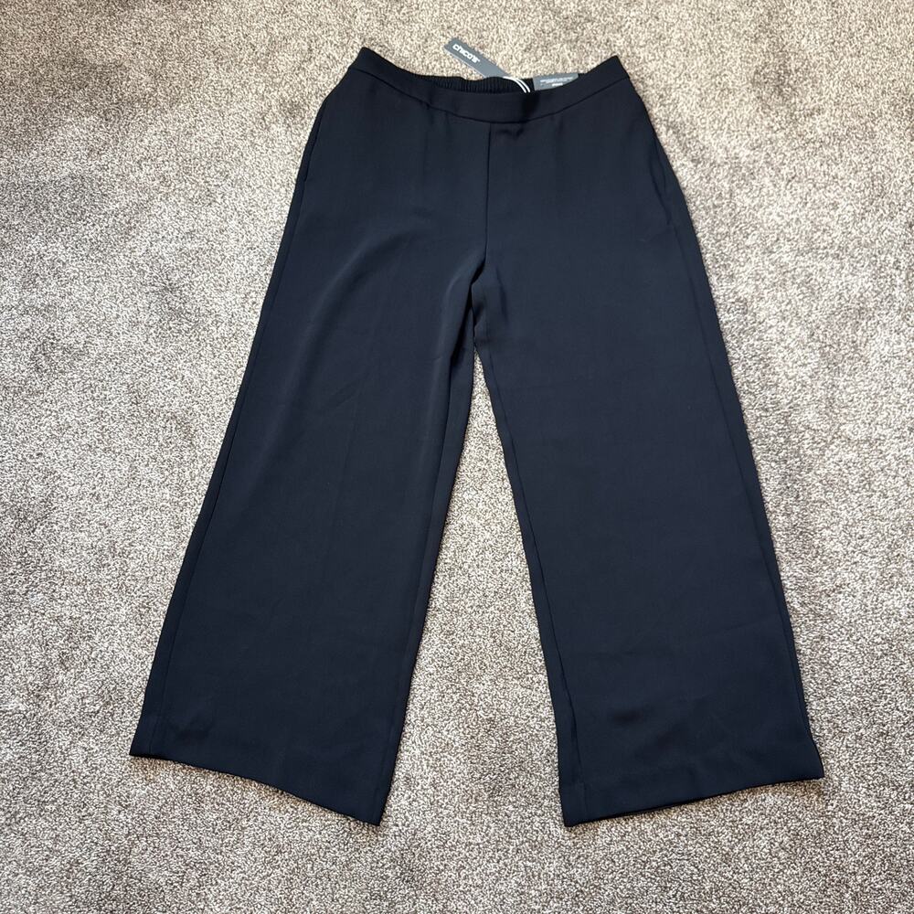 Chico's High Waist Pull-On Cropped Wide Leg Pants .5 Size 6 Petite NWT Oversized